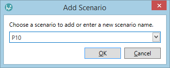 Add Scenario window